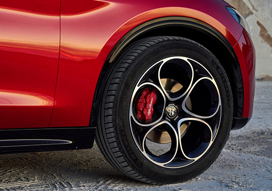 Design extérieur de l'Alfa Romeo Stelvio