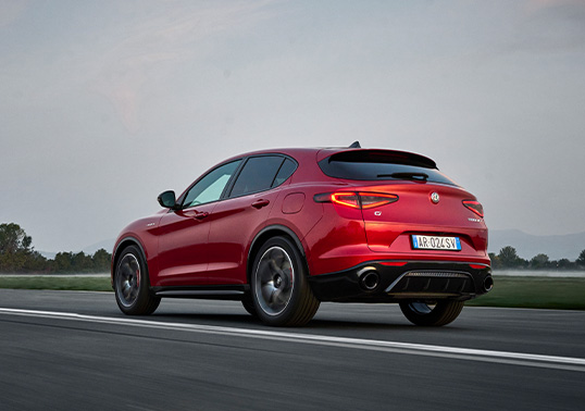 Dynamique de conduite de l'Alfa Romeo Stelvio