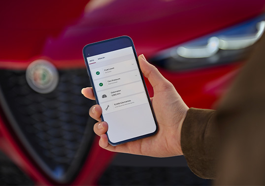 Connectivité de l'Alfa Romeo Stelvio